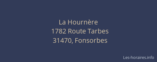 La Hournère
