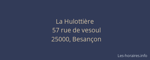 La Hulottière