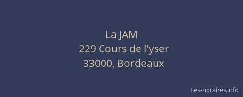 La JAM