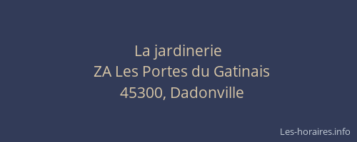 La jardinerie