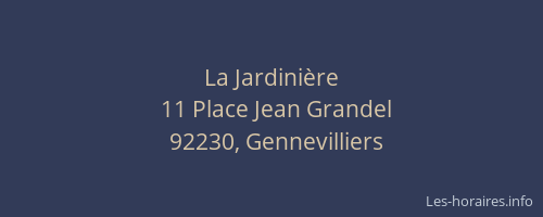 La Jardinière