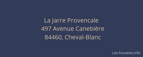 La Jarre Provencale