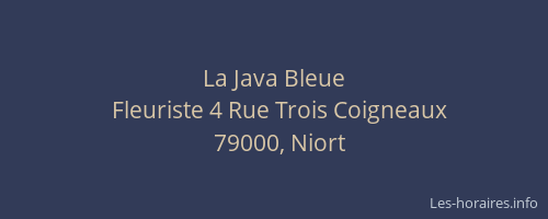 La Java Bleue