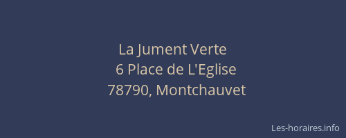La Jument Verte
