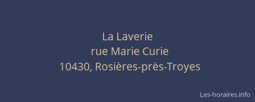 La Laverie