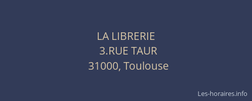 LA LIBRERIE
