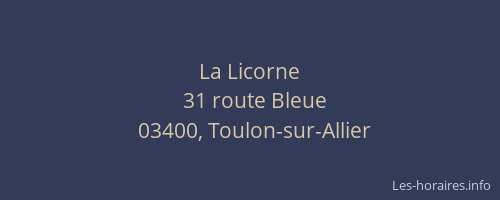 La Licorne