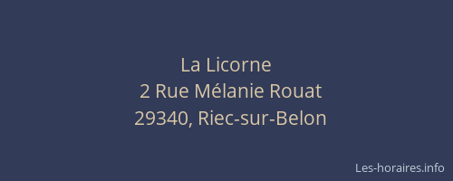 La Licorne