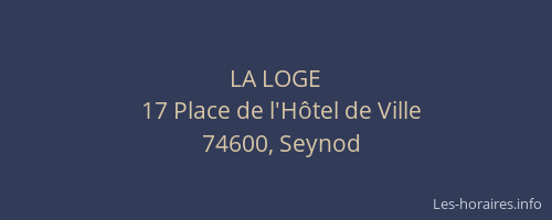LA LOGE