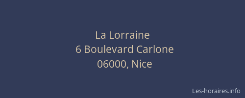 La Lorraine