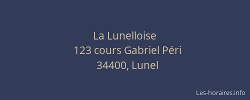 La Lunelloise
