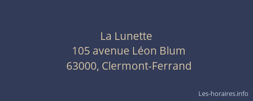 La Lunette