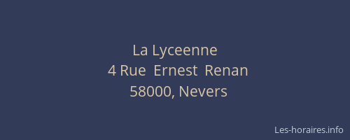 La Lyceenne