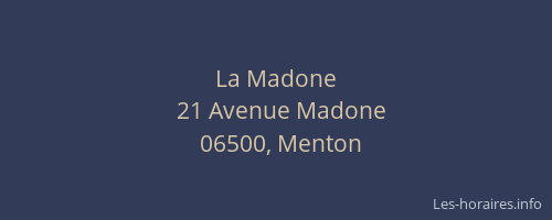 La Madone