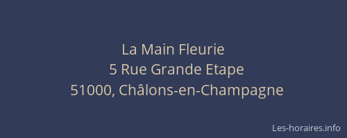 La Main Fleurie