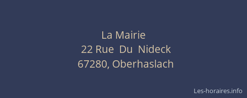 La Mairie