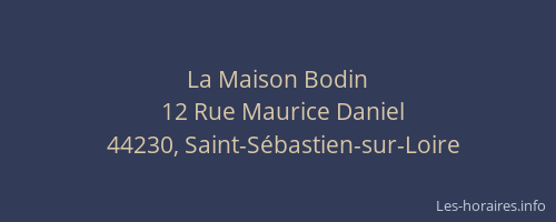 La Maison Bodin