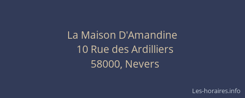 La Maison D'Amandine