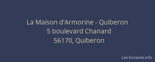 La Maison d'Armorine - Quiberon