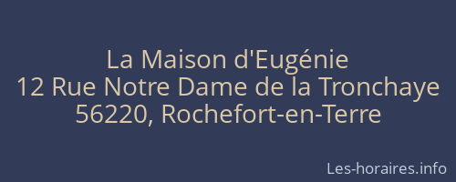 La Maison d'Eugénie