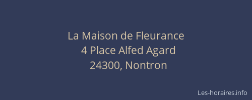 La Maison de Fleurance