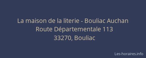 La maison de la literie - Bouliac Auchan