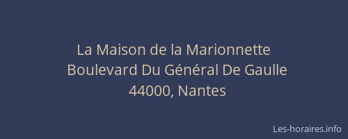 La Maison de la Marionnette
