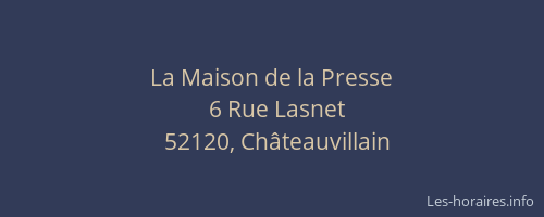La Maison de la Presse
