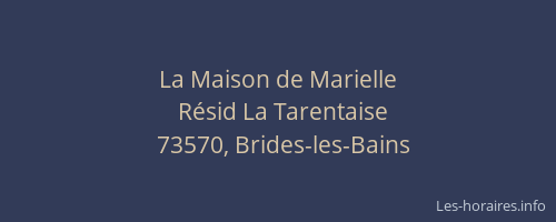 La Maison de Marielle