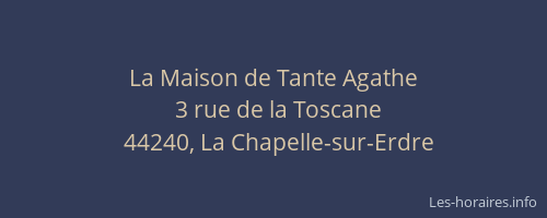 La Maison de Tante Agathe