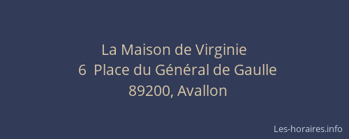 La Maison de Virginie