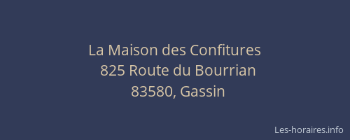 La Maison des Confitures