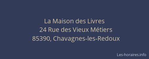 La Maison des Livres
