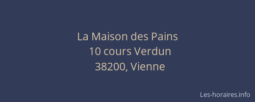 La Maison des Pains