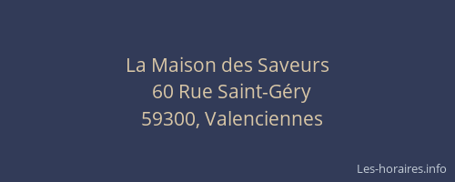 La Maison des Saveurs