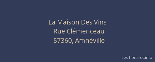 La Maison Des Vins