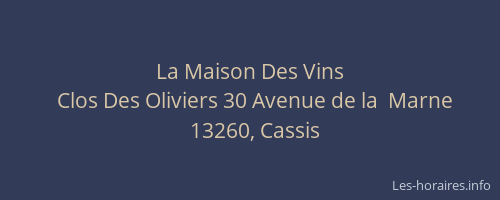 La Maison Des Vins