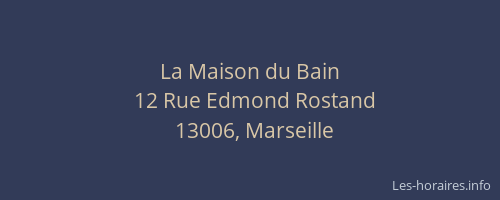 La Maison du Bain
