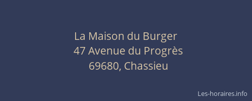 La Maison du Burger