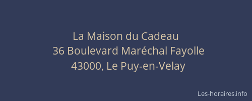 La Maison du Cadeau