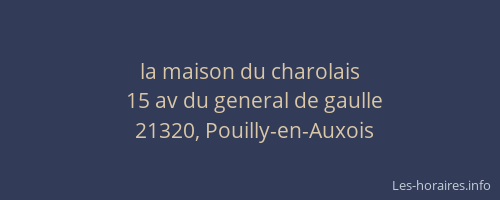 la maison du charolais