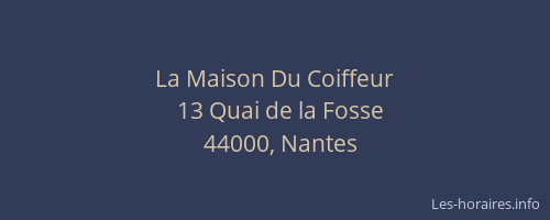 La Maison Du Coiffeur