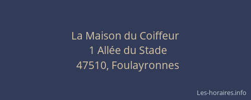 La Maison du Coiffeur