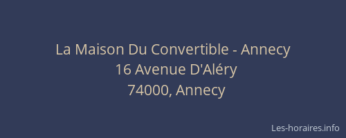La Maison Du Convertible - Annecy