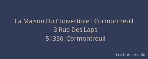 La Maison Du Convertible - Cormontreuil
