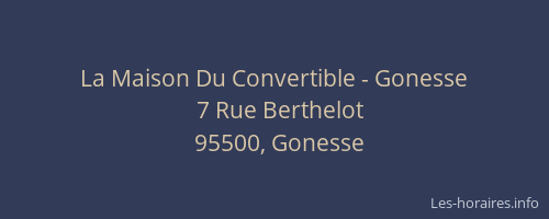 La Maison Du Convertible - Gonesse