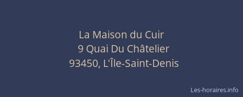 La Maison du Cuir