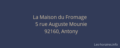 La Maison du Fromage