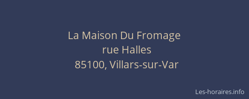La Maison Du Fromage