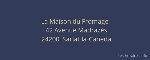 La Maison du Fromage